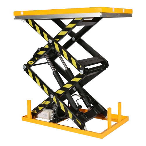 Tables élévatrice double ciseaux 1 t — plateau XL