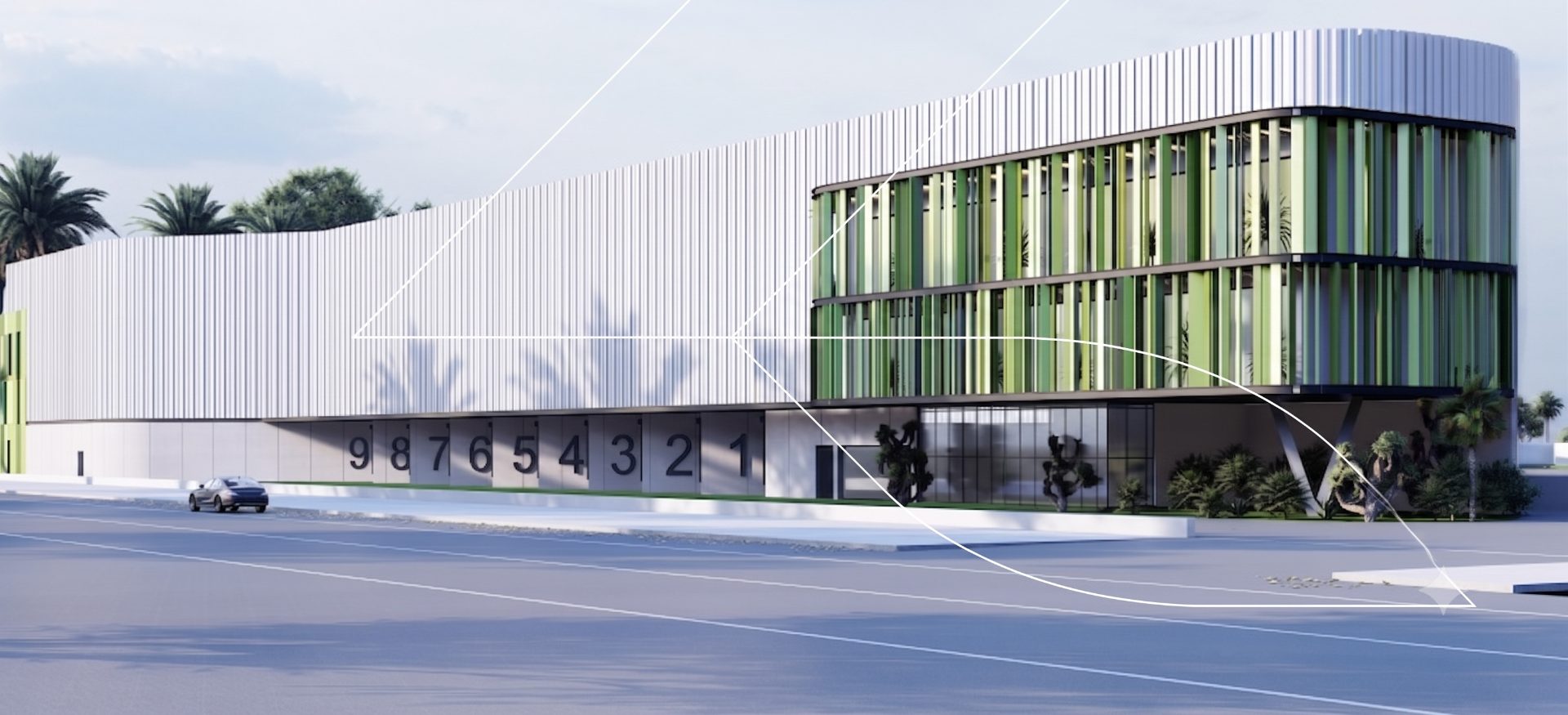 Entrepôt sec — Plateforme Bouskoura 30000 m2